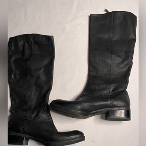 Enzo Angiolini Back Leather Boots